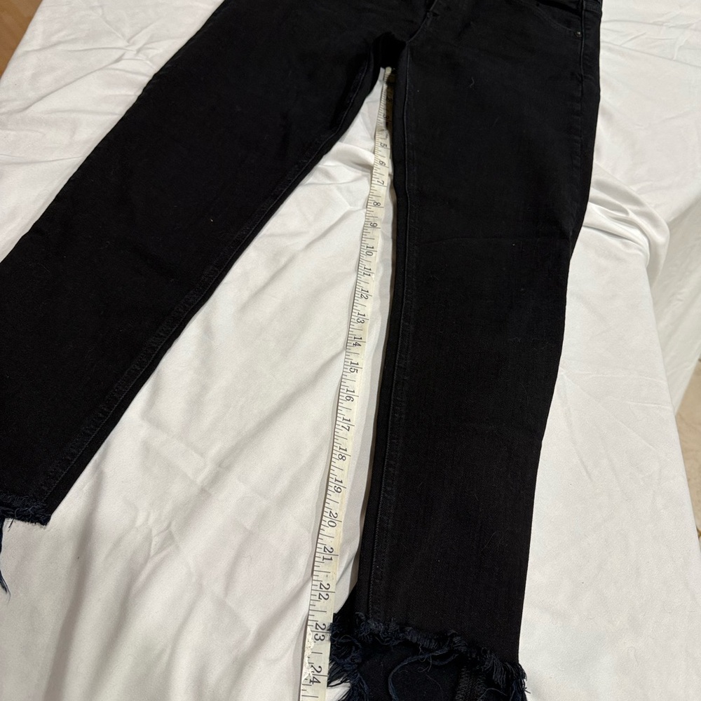 rag & bone Black Cropped Jeans
